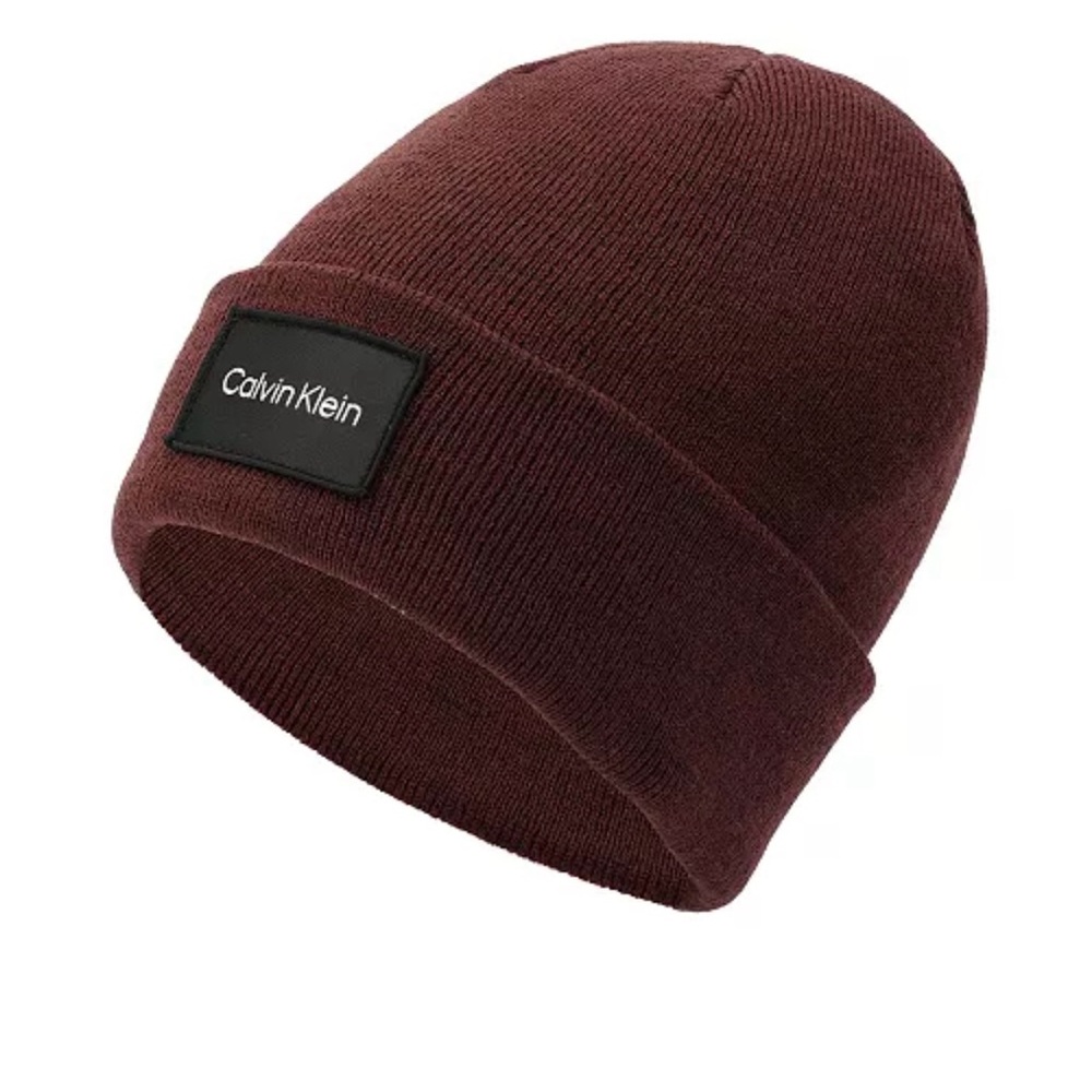 Calvin Klein Ribbed Knit Beanie